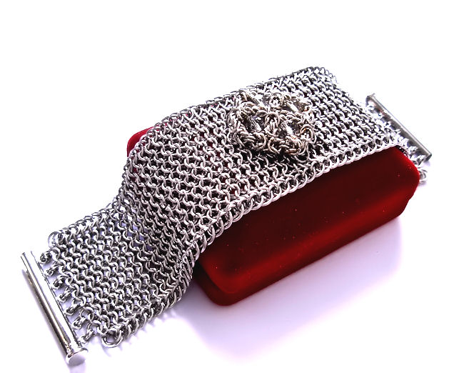 Chainmail Jewelry Necklaces Chokers Braceletore All Stainless Steel Liquid Metal Bracelet
